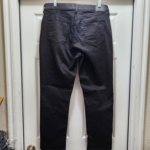 Levi's Jeans Women's 14M 32x30 Classic Straight Black Stretch Dark Wash 32 X 30 - Picture 2 of 10